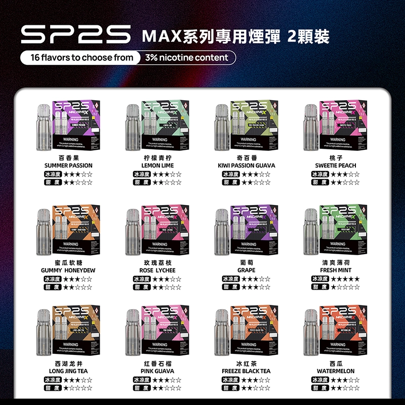 SP2S MAX 煙彈 2顆裝(SP2S MAX主機專用)