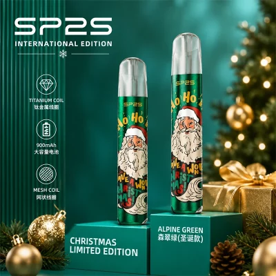 SP2S鈦色主機 聖誕限量系列 鹿頭雪花款 森翠綠 一代通用電子煙主機