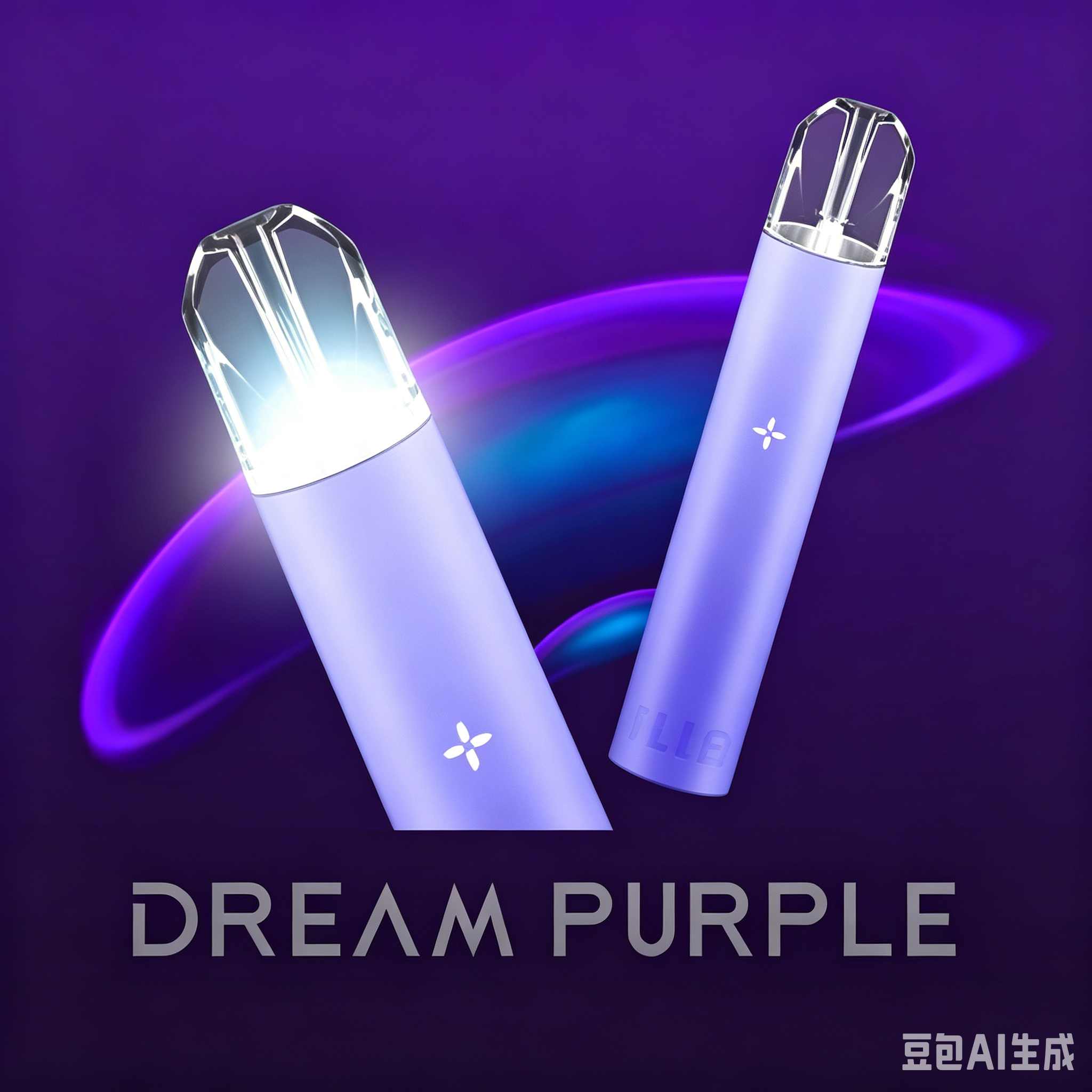 哩亞ILIA一代發光換彈電子煙主機 顏色 夢幻紫晶