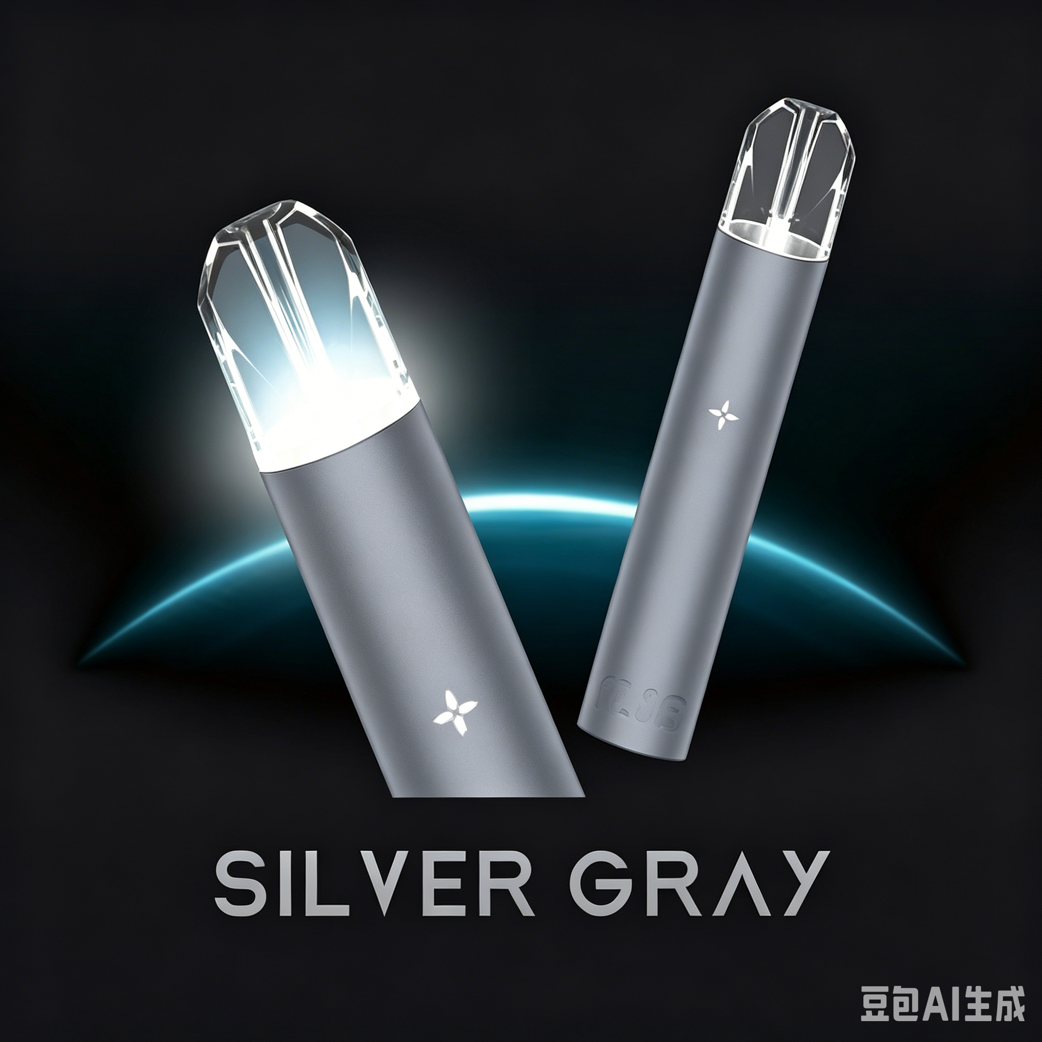 哩亞ILIA一代發光換彈電子煙主機 顏色 星辰銀灰