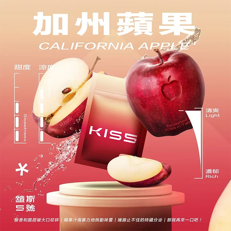 鎧斯5號 KIS5一代煙彈 加州蘋果口味